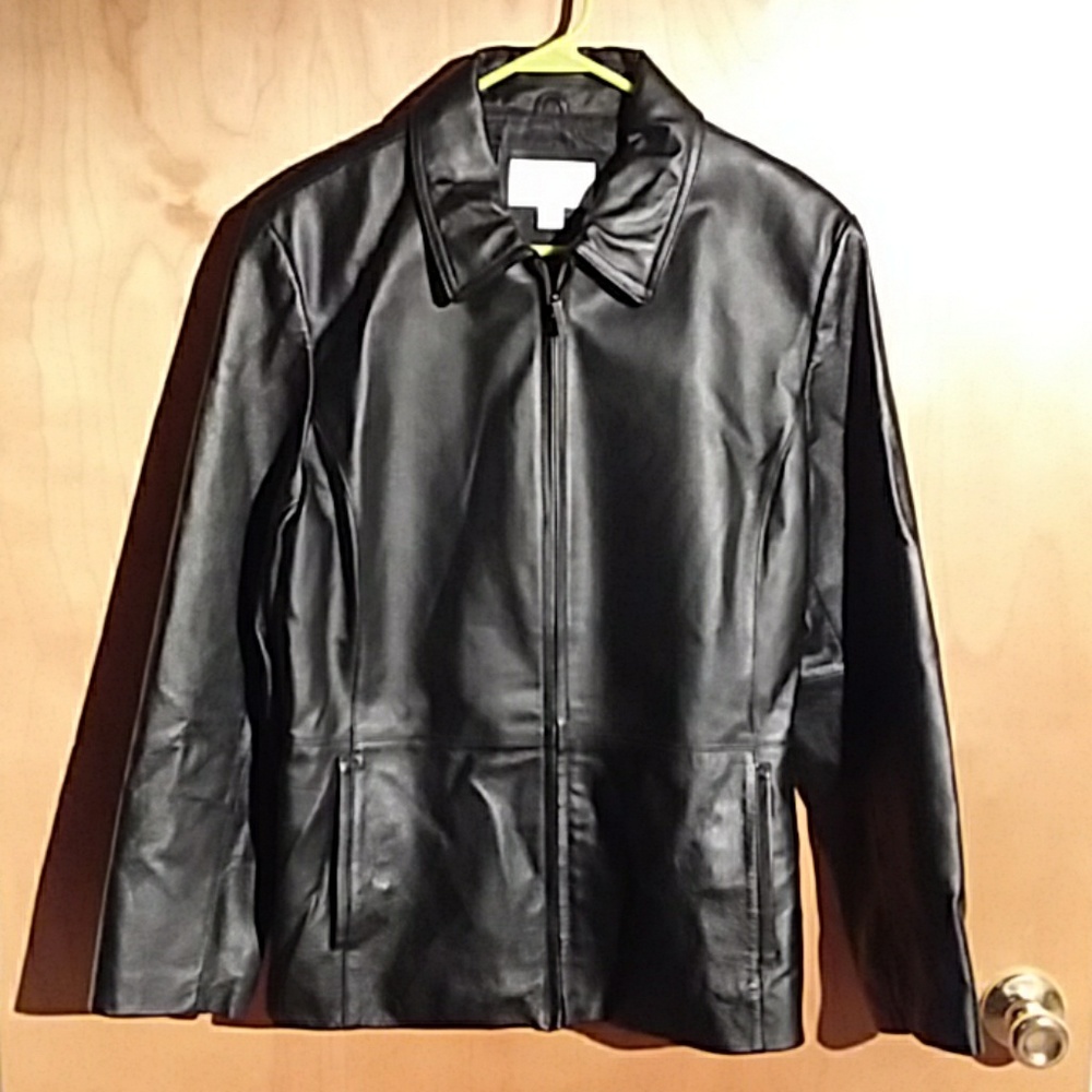 EUC! Worthington Leather Coat!